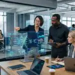 รับออกแบบเว็บไซต์ ทีมงานวิเคราะห์ข้อมูล AI บนจอภาพดิจิทัล ทำไมเรายังต้องจ้างคน