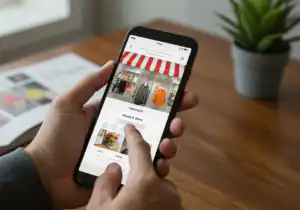 รับออกแบบเว็บไซต์ กำลังดูเว็บหน้าเดียวบนมือถือ แสดงร้านค้าออนไลน์ เหมาะสำหรับธุรกิจ