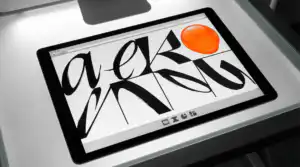 รับออกแบบเว็บไซต์ ตัวอักษรขนาดใหญ่บนแท็บเล็ต ดึงดูดสายตาด้วย Bold Typography