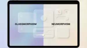 รับออกแบบเว็บไซต์ Glassmorphism และ Neumorphism สไตล์ดีไซน์ UI ที่กำลังมาแรง แสดงความแตกต่างของสไตล์