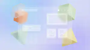 รับออกแบบเว็บไซต์ ภาพจำลองเว็บไซต์ดีไซน์ทันสมัย พร้อมองค์ประกอบกราฟิกสีสันสดใส