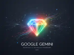 รับออกแบบเว็บไซต์ เจมินี AI จาก Google: ภาพกราฟิกเพชรสีรุ้ง, เทคโนโลยี AI ขั้นสูง 2026