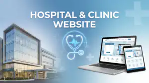 ภาพหน้าปกบทความการออกแบบเว็บไซต์คลินิกและโรงพยาบาล
