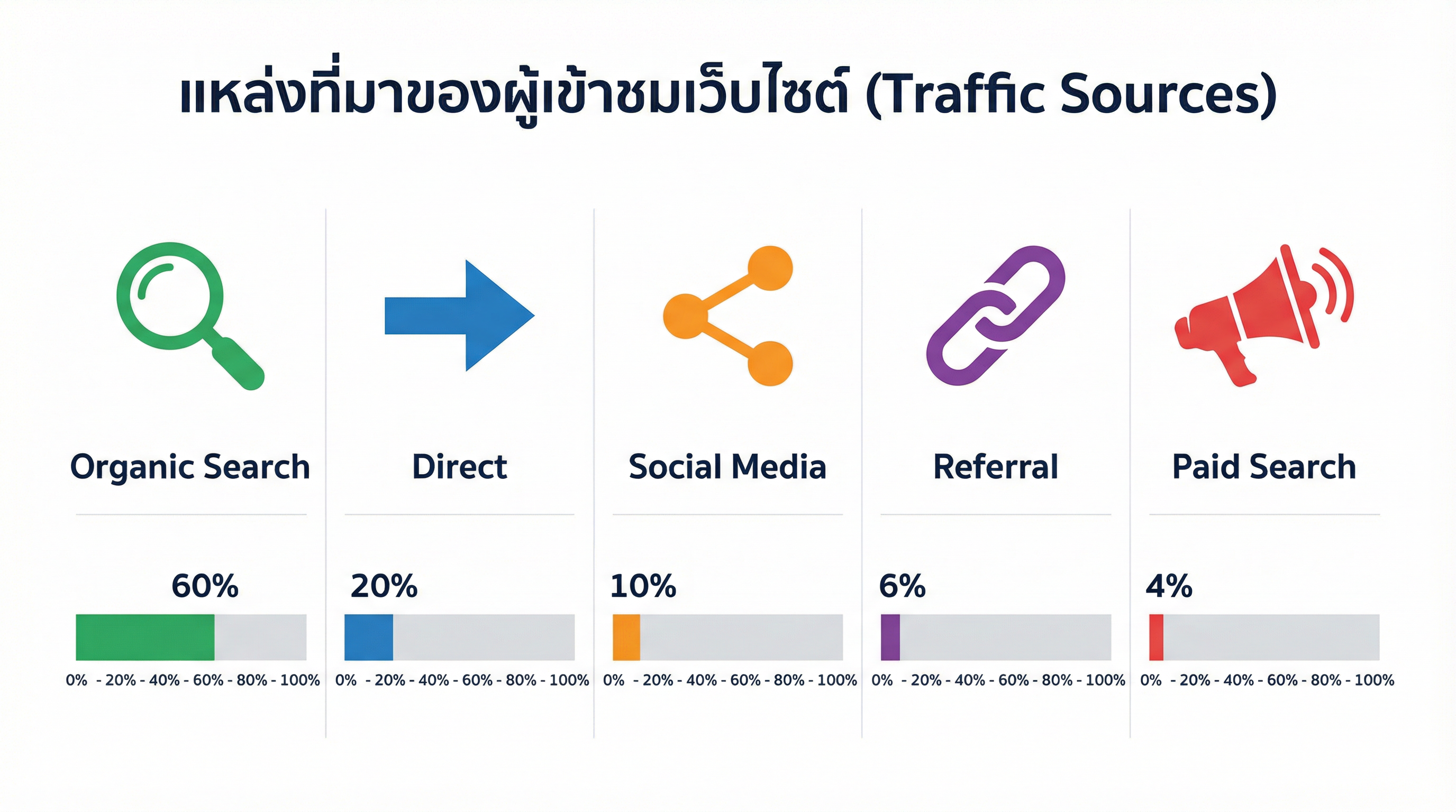 Traffic Sources Infographic