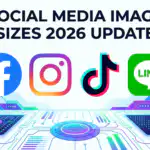 รับออกแบบเว็บไซต์ ขนาดภาพ Social Media 2026: Facebook, Instagram, TikTok, LINE