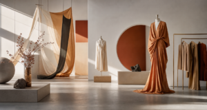 ภาพ cover ร้านแฟชั่นแนว gallery installation สำหรับ Art Direction และ Mood and Tone