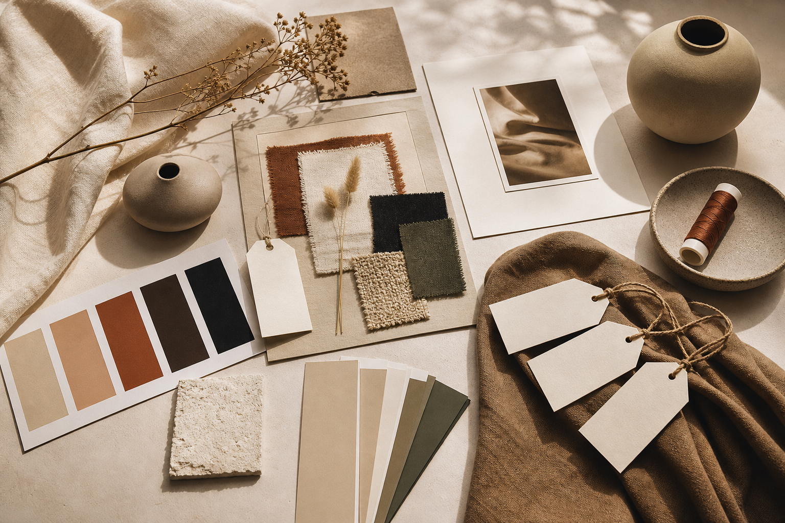 ภาพ still life แฟชั่นสำหรับ Mood and Tone ของแบรนด์ออนไลน์ ไม่มีหน้าจอหรือโค้ด