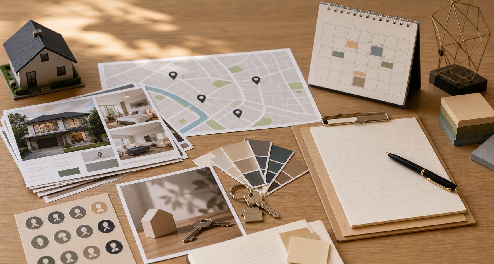 ภาพประกอบ workflow นายหน้าอสังหาใหม่ ตั้งแต่ listing แผนที่ นัดหมาย และการจัดการ lead