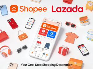 รับออกแบบเว็บไซต์ Shopee Lazada แอปช้อปปิ้งออนไลน์ โทรศัพท์มือถือ กระเป๋า เสื้อผ้า และอุปกรณ์เสริม