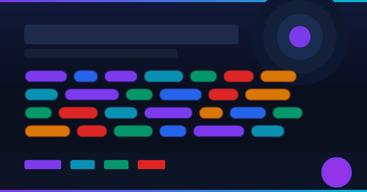 รับออกแบบเว็บไซต์ ภาพประกอบคำศัพท์ web design ที่มีสีสันสดใส