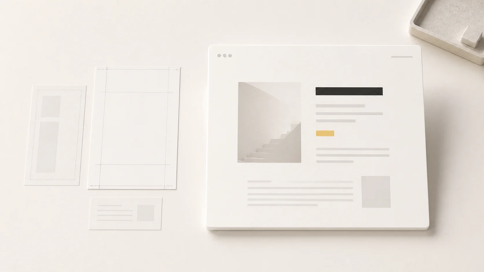 ตัวอย่างหน้าเว็บไซต์ที่ใช้ White Space เพื่อทำให้การอ่านและการไล่สายตาเป็นธรรมชาติ