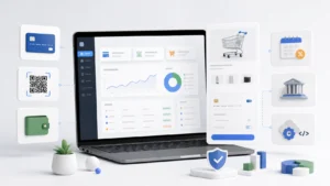 ภาพระบบรับชำระเงินออนไลน์ Omise Payment Gateway เชื่อมกับเว็บขายของ